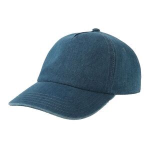 Atlantis Unisex Adult 5 Panel Unstructured Cap / Denim